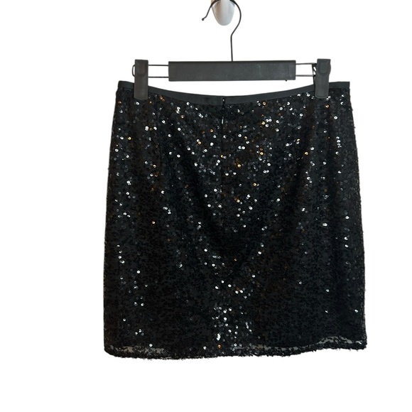 J.Crew Black Sequin Mini Skirt - Picture 2 of 4